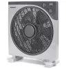 Asztali ventilátor, 12 hüvelyk, 5 lapát, 3 sebesség, törtfehér
