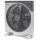 Asztali ventilátor, 12 hüvelyk, 5 lapát, 3 sebesség, törtfehér