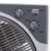 Asztali ventilátor, 12 hüvelyk, 5 lapát, 3 sebesség, törtfehér