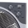 Asztali ventilátor, 12 hüvelyk, 5 lapát, 3 sebesség, törtfehér