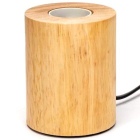 Asztali lámpa foglalat fa