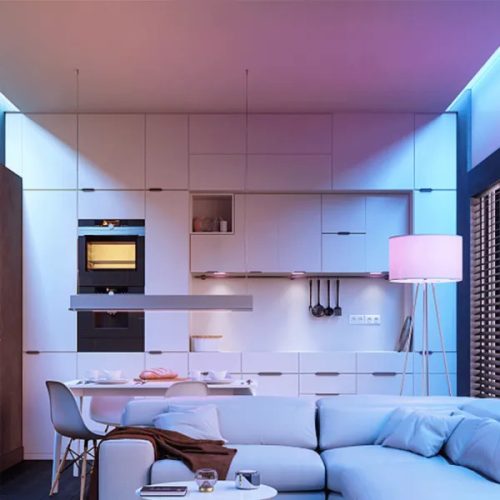 LED A60 gömbizzó - E27 - 8W - RGB+3000K - 806lm