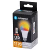 LED A60 gömbizzó - E27 - 12W - RGB+3000K - 1170lm