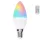 LED C37 izzó - E14 - 4,8 W - RGB + 3000 K - 420 lm