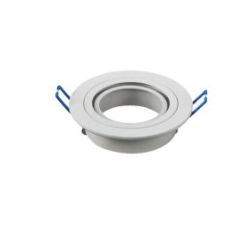   LED spot lámpa beépítő keret kerek M1030R-01 fehér GU10 és MR16-os LED izzókhoz