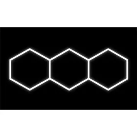 Hexagon 3S LED lámpa 128W, 252x97cm szett 6500K