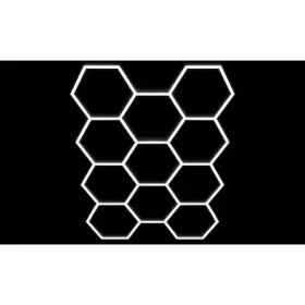 Hexagon 11L LED lámpa 460W, 419x301cm szett 6500K