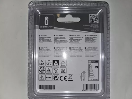 AIGOSTAR Led Izzó G4 1,5W Hideg fehér Tejfehér búrával