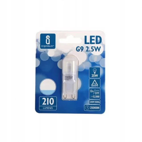 AIGOSTAR LED izzó G9 2W Meleg fehér