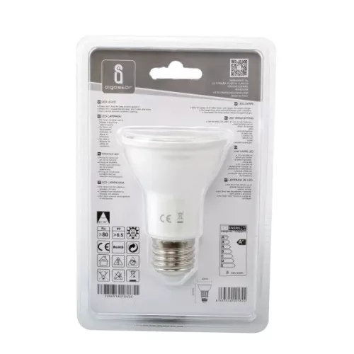 LED izzó PAR20 CCOB 8W E27 Meleg fehér