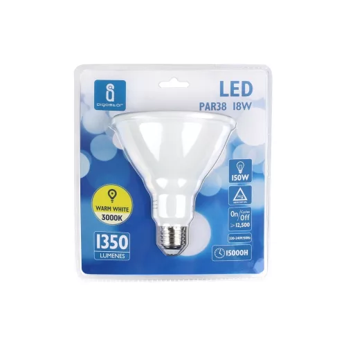 LED izzó PAR38 CCOB 18W E27 Meleg fehér Aigostar 