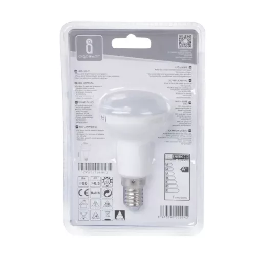 AIGOSTAR LED izzó R50 E14 7W hideg fehér