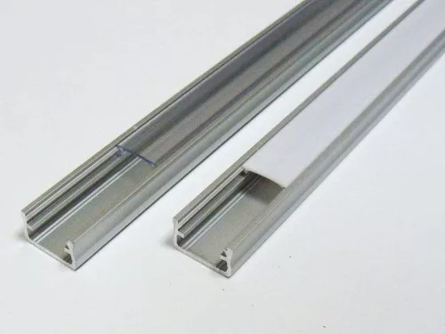 Led profil led szalagokhoz Standard natúr 1 méteres alumínium