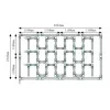 Hexagon LED Garázsvilágító, 520W 2438x4854mm, 6500K