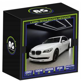 Hexagon LED Garázsvilágító, 530W 2410x4780mm, 6500K