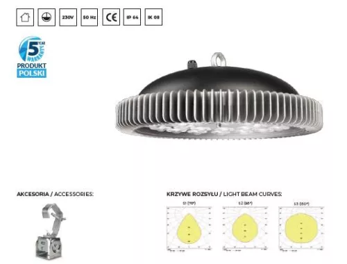 PERFANDLED 100W LED-ES CSARNOKVILÁGÍTÓ LÁMPATEST ANOR