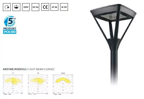 PERFANDLED  LED-ES PARKVILÁGÍTÓ LÁMPATEST