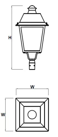 PERFANDLED  LED-ES PARKVILÁGÍTÓ LÁMPATEST