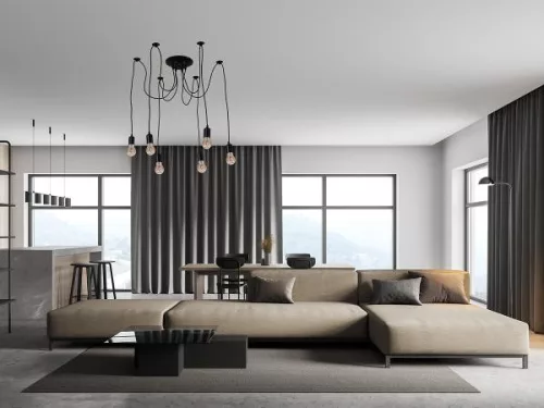 Foglalat E27 / 2m / fekete lámpa