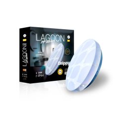   Lagoon Drippy 24 W-os ø390 mm kerek natúr fehér mennyezeti lámpa IP44-es védettségű