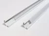 Led profil led szalagokhoz Sarokba rögzíthető fehér 1 méteres alumínium