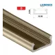 Led profil led szalagokhoz általános U alakú bronz 1 méteres alumínium