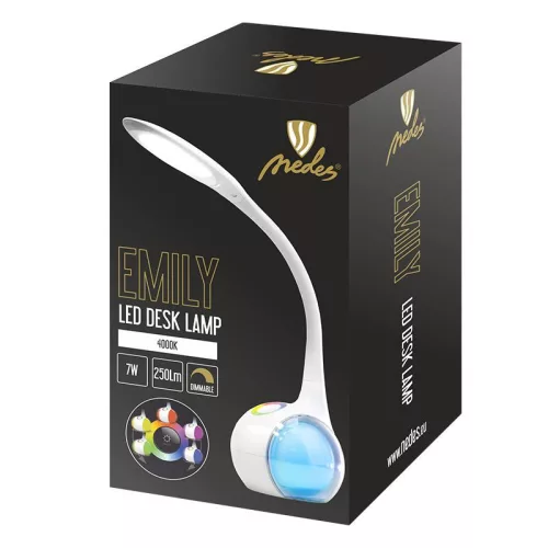 LED lámpa EMILY 7W dimmelhető + RGB