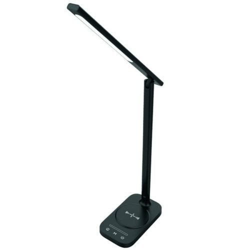 LED lámpa JENY 8W dimmelhető, időzítő, vezeték nélküli töltés, USB