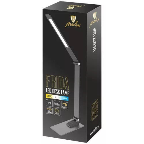 LED lámpa FRIDA 12W dimmelhető,időzítő, USB