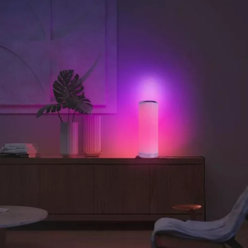 LED STAR ASZTALI ATMOSZFÉRIKUS LÁMPA +TÁVIRÁNYÍTÓ 5W/RGBIC+W
