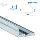 Led profil led szalagokhoz Szélesebb L alakú natúr 2 méteres
