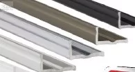 Led profil led szalagokhoz Szélesebb L alakú natúr 2 méteres