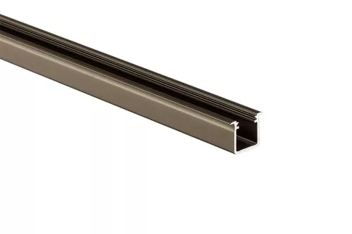 Led profil led szalagokhoz Beépíthető Mély bronz 1 méteres alumínium