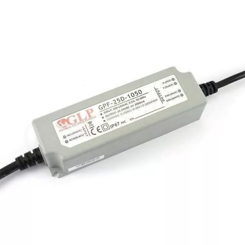 GLP Led tápegység GPF-D25-C1050 dimmelhető 25.2W 15-24V 1050mA 