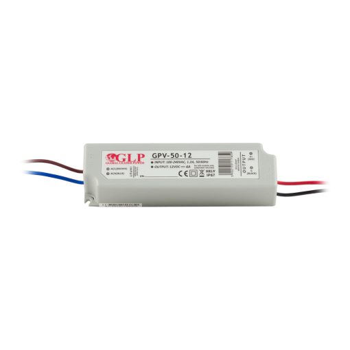 GLP Led tápegység GPV-50-12 48W 12V 4A IP67 