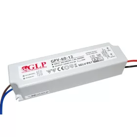 GLP Led tápegység GPV-60-12 60W 12V 5A IP67 