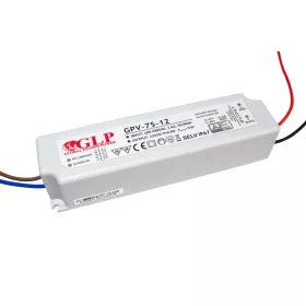 GLP Led tápegység GPV-75-12 72W 12V 6A IP67 
