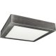 LED Falra szerelhető lámpa FENIX-S INOX lámpa 24W Meleg Fehér