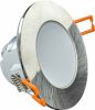 LED beépíthető lámpa kör Ezüst keret 5W Természetes fehér Kültéri