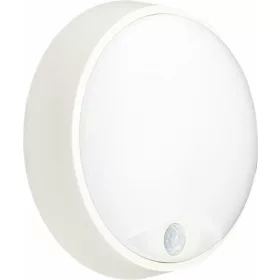   Kültéri LED lámpa  mozgásérzékelővel Greenlux DITA Kör Fehér keret 14W 4000K