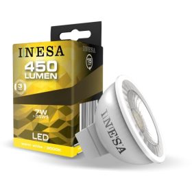 LED izzó MR16 7W 38° LED spot izzó 3000K G3 450Lm