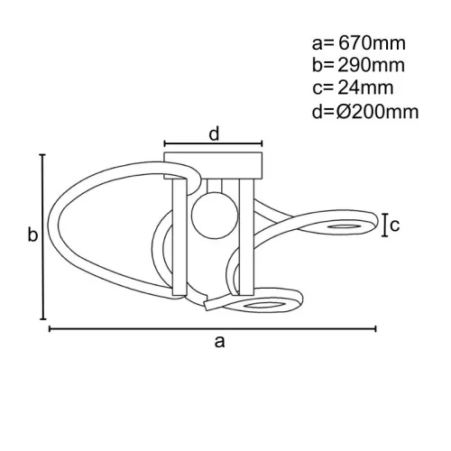 LED DESIGN MENNYEZETI LÁMPA+VEZÉRLÉS 70W