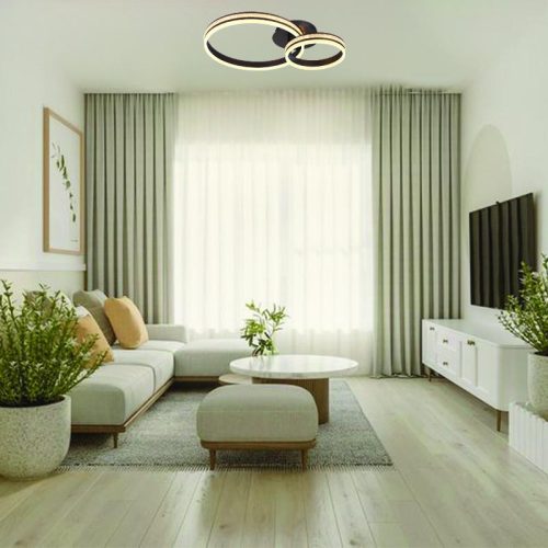 LED DESIGN MENNYEZETI LÁMPA+VEZÉRLÉS 110W