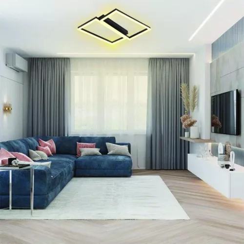 LED DESIGN MENNYEZETI LÁMPA+VEZÉRLÉS 65W