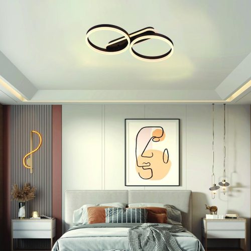 LED DESIGN MENNYEZETI LÁMPA+VEZÉRLÉS 60W