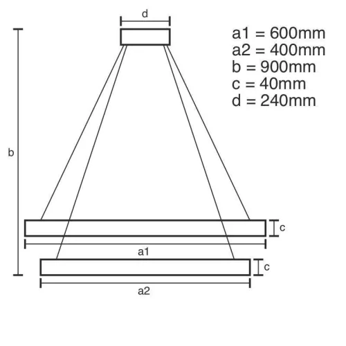 LED DESIGN FÜGGŐLÁMPA+vezérlés 70W