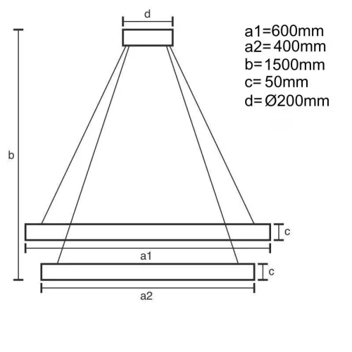 LED DESIGN FÜGGŐLÁMPA+vezérlés 140W