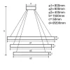 LED DESIGN FÜGGŐLÁMPA+vezérlés 235W