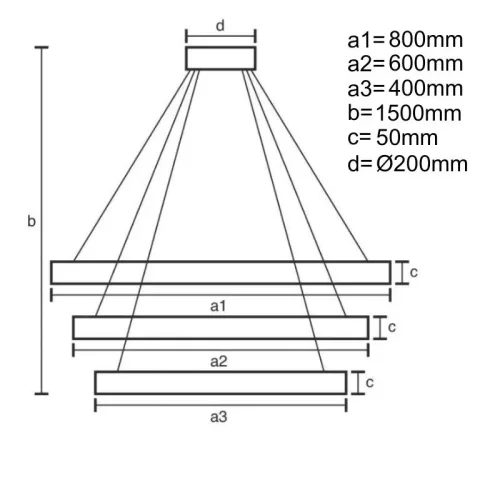 LED DESIGN FÜGGŐLÁMPA+vezérlés 235W