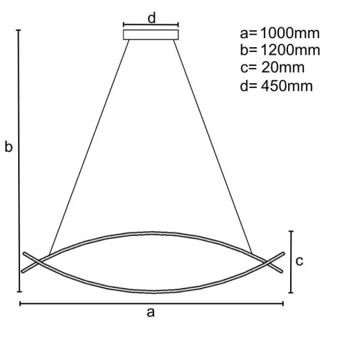 LED DESIGN FÜGGŐLÁMPA+vezérlés 70W